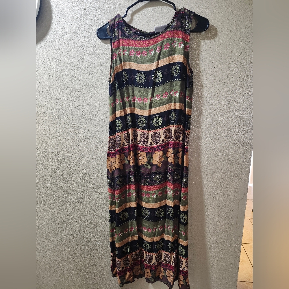 Studio was earthy printed dress